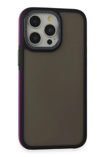 Newface iPhone 15 Pro Max Harvel Kapak - Derin Mor resmi