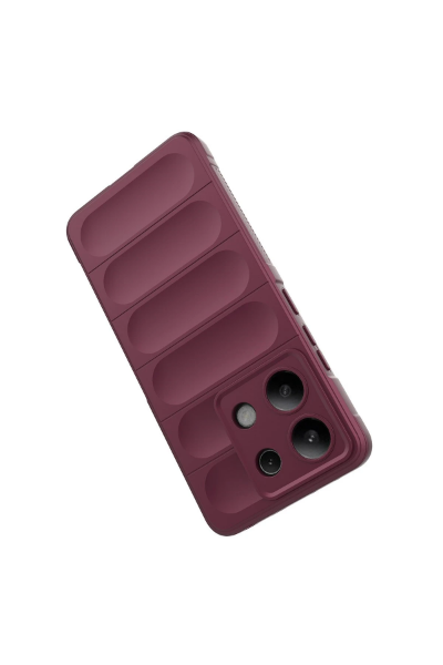 Newface Xiaomi Redmi Note 13 4G Kılıf Optimum Silikon - Bordo resmi