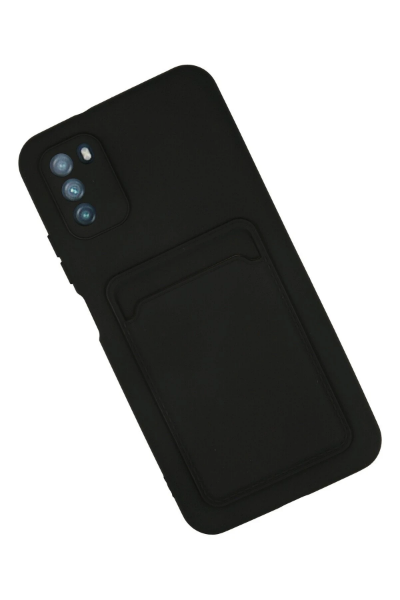 Newface Xiaomi Pocophone M3 Kılıf Kelvin Kartvizitli Silikon - Siyah resmi