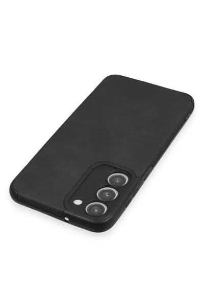 Newface Samsung Galaxy S23 Kılıf Loop Deri Silikon - Siyah resmi