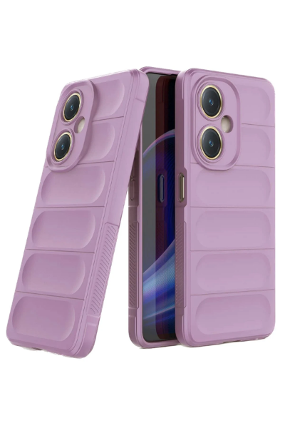 Newface Vivo Y27 Kılıf Optimum Silikon - Mor resmi