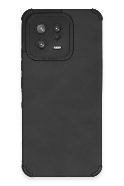 Newface Xiaomi Mi 13 Kılıf Loop Deri Silikon - Siyah resmi