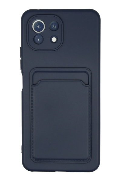 Newface Xiaomi Mi 11 Kılıf Kelvin Kartvizitli Silikon - Lacivert resmi