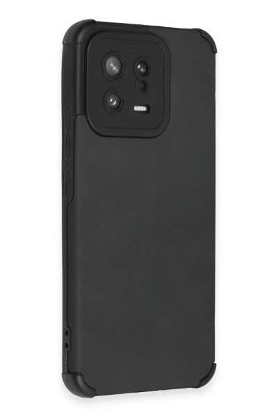 Newface Xiaomi Mi 13 Kılıf Loop Deri Silikon - Siyah resmi