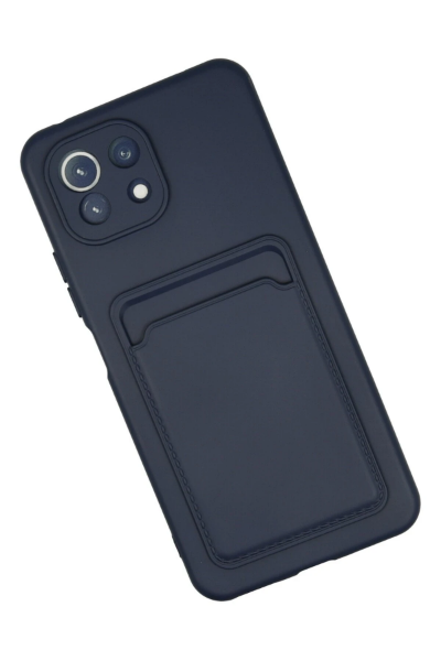 Newface Xiaomi Mi 11 Kılıf Kelvin Kartvizitli Silikon - Lacivert resmi