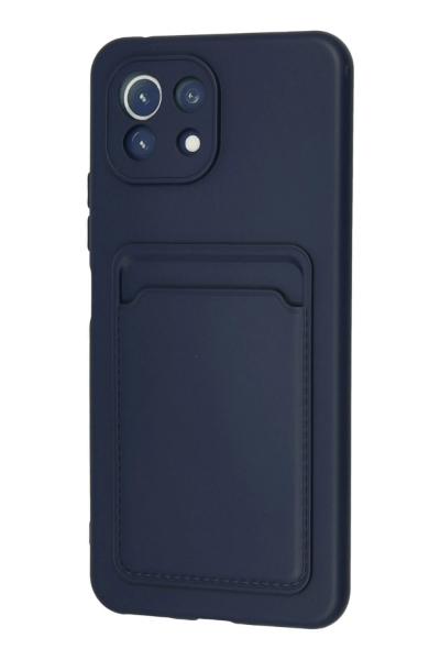 Newface Xiaomi Mi 11 Kılıf Kelvin Kartvizitli Silikon - Lacivert resmi