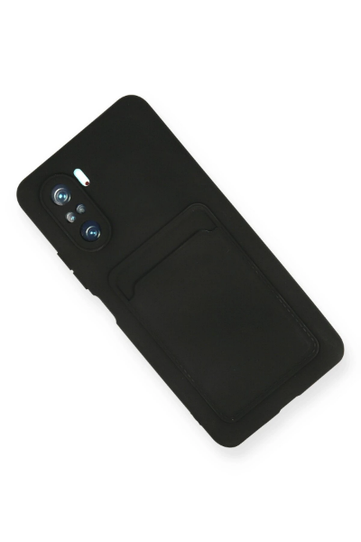 Newface Xiaomi Mi 11i Kılıf Kelvin Kartvizitli Silikon - Siyah resmi
