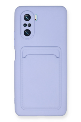 Newface Xiaomi Mi 11i Kılıf Kelvin Kartvizitli Silikon - Lila resmi
