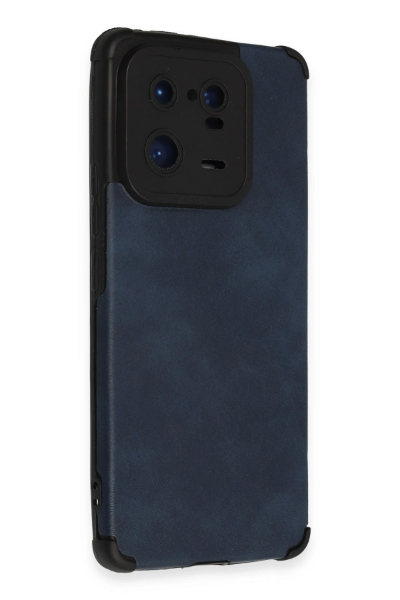 Newface Xiaomi Mi 13 Pro Kılıf Loop Deri Silikon - Lacivert resmi