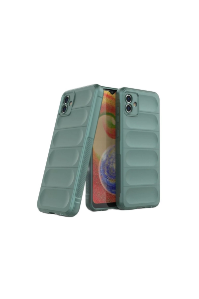 Newface Samsung Galaxy A06 Kılıf Optimum Silikon - Koyu Yeşil resmi