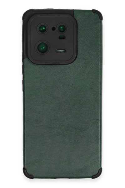 Newface Xiaomi Mi 13 Pro Kılıf Loop Deri Silikon - Yeşil resmi