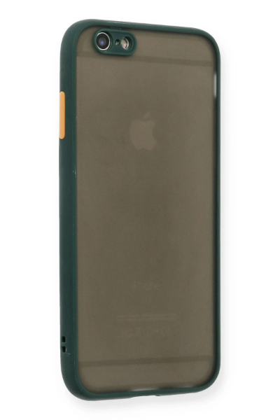 Newface iPhone 6 Kılıf Montreal Silikon Kapak - Yeşil resmi