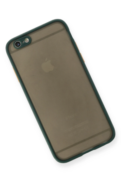 Newface iPhone 6 Kılıf Montreal Silikon Kapak - Yeşil resmi