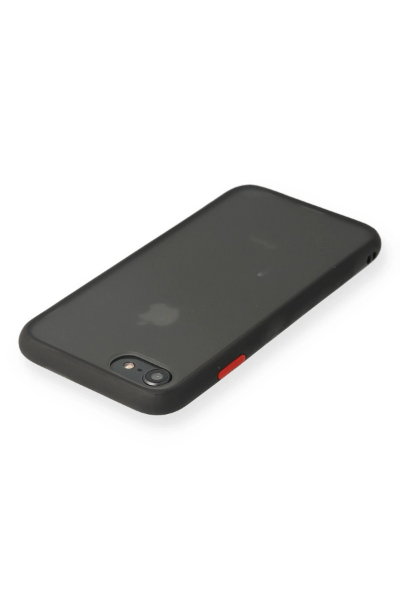Newface iPhone 7 Kılıf Montreal Silikon Kapak - Siyah resmi