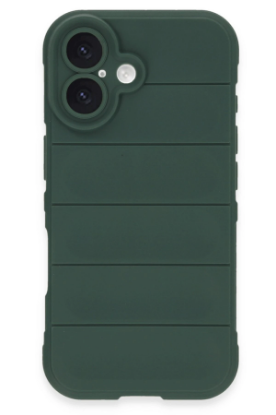 Newface iPhone 16 Plus Kılıf Optimum Silikon - Koyu Yeşil resmi