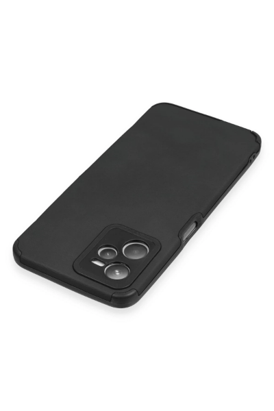Newface Realme C35 Kılıf Loop Deri Silikon - Siyah resmi