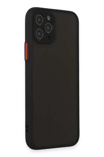 Newface iPhone 11 Pro Kılıf Montreal Silikon Kapak - Siyah resmi