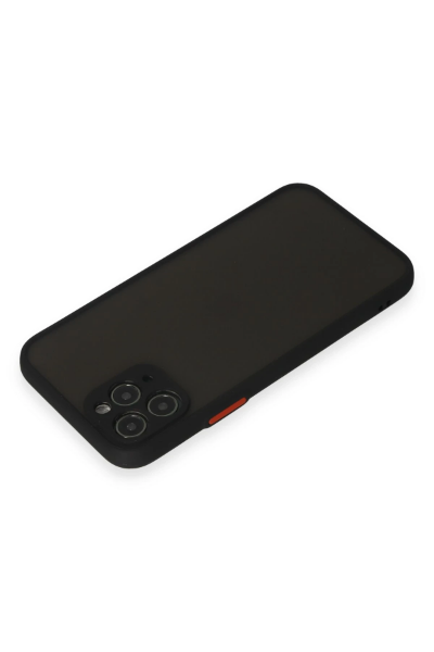 Newface iPhone 11 Pro Kılıf Montreal Silikon Kapak - Siyah resmi