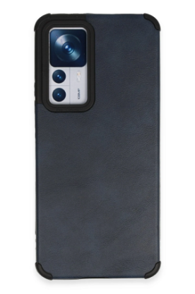 Newface Xiaomi Mi 12T Kılıf Loop Deri Silikon - Lacivert resmi
