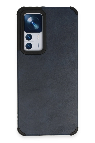 Newface Xiaomi Mi 12T Kılıf Loop Deri Silikon - Lacivert resmi