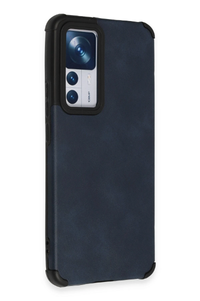 Newface Xiaomi Mi 12T Kılıf Loop Deri Silikon - Lacivert resmi
