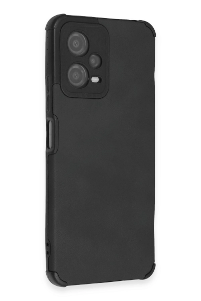 Newface Xiaomi Redmi Note 12 5G Kılıf Loop Deri Silikon - Siyah resmi