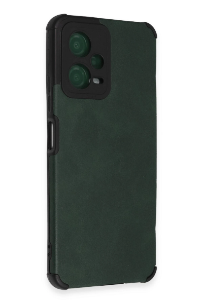 Newface Xiaomi Redmi Note 12 5G Kılıf Loop Deri Silikon - Yeşil resmi