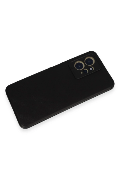 Newface Xiaomi Redmi Note 12 4G Kılıf Loop Deri Silikon - Siyah resmi