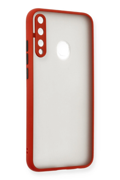 Newface Huawei P40 Lite E Kılıf Montreal Silikon Kapak - Kırmızı resmi