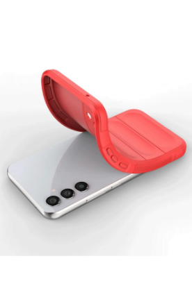 Newface Samsung A36 Kılıf Optimum Silikon - Kırmızı resmi