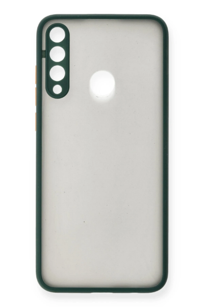Newface Huawei Y6P Kılıf Montreal Silikon Kapak - Yeşil resmi