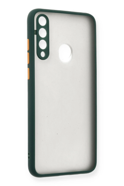 Newface Huawei Y6P Kılıf Montreal Silikon Kapak - Yeşil resmi