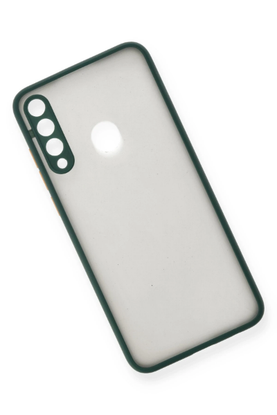 Newface Huawei Y6P Kılıf Montreal Silikon Kapak - Yeşil resmi
