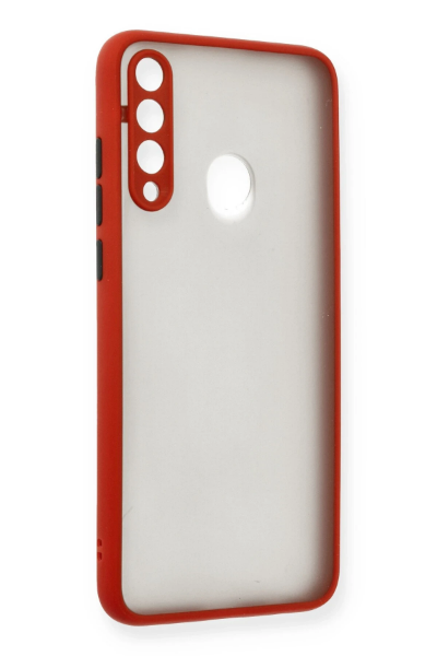 Newface Huawei Y6P Kılıf Montreal Silikon Kapak - Kırmızı resmi