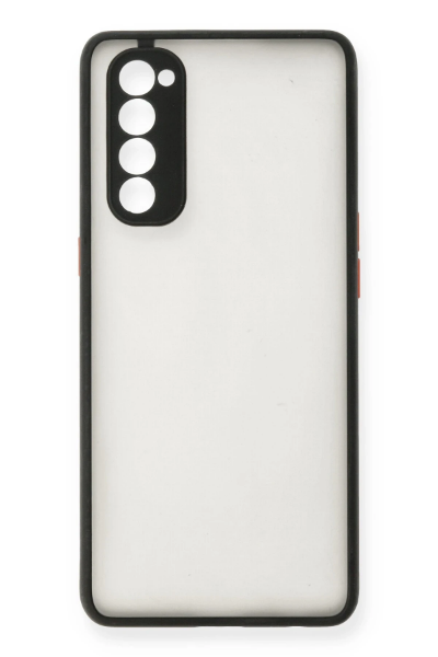 Newface Oppo Reno 4 Pro Kılıf Montreal Silikon Kapak - Siyah resmi
