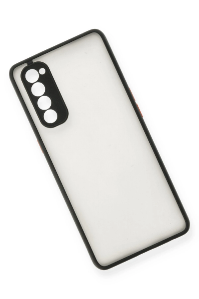 Newface Oppo Reno 4 Pro Kılıf Montreal Silikon Kapak - Siyah resmi