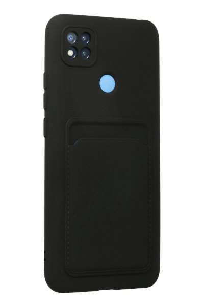Newface Xiaomi Redmi 9C Kılıf Kelvin Kartvizitli Silikon - Siyah resmi