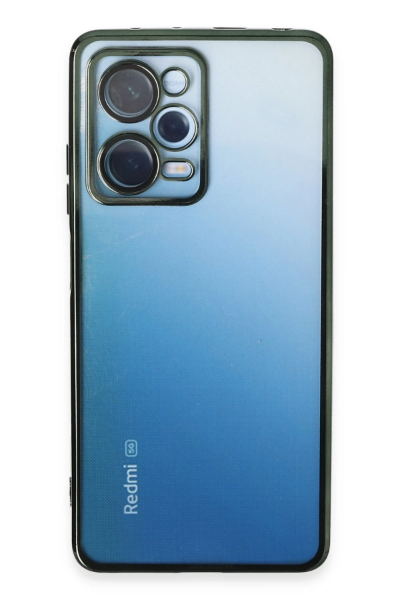 Newface Xiaomi Redmi Note 12 Pro 5G Kılıf Razer Lensli Silikon - Yeşil resmi