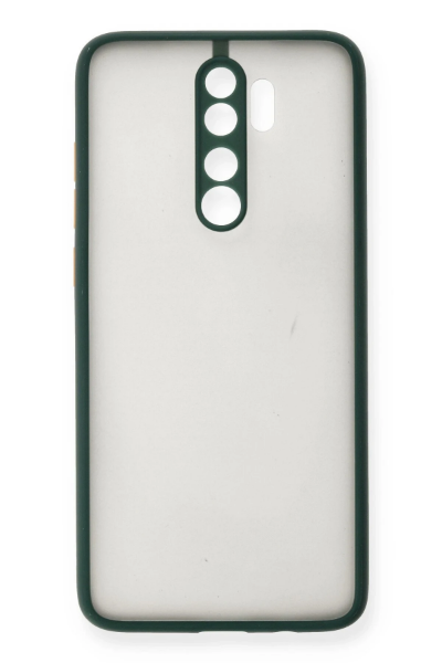 Newface Xiaomi Redmi Note 8 Pro Kılıf Montreal Silikon Kapak - Yeşil resmi