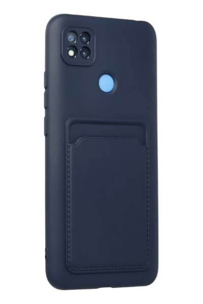 Newface Xiaomi Redmi 9C Kılıf Kelvin Kartvizitli Silikon - Lacivert resmi