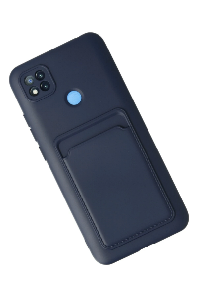 Newface Xiaomi Redmi 9C Kılıf Kelvin Kartvizitli Silikon - Lacivert resmi