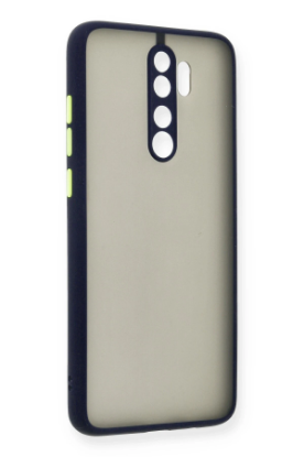 Newface Xiaomi Redmi Note 8 Pro Kılıf Montreal Silikon Kapak - Lacivert resmi