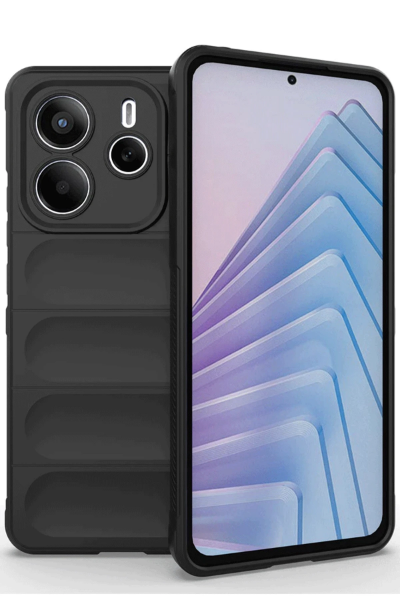 Newface Xiaomi Redmi Note 14 4G Kılıf Optimum Silikon - Siyah resmi