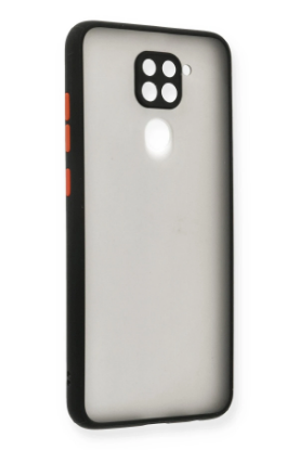 Newface Xiaomi Redmi Note 9 Kılıf Montreal Silikon Kapak - Siyah resmi