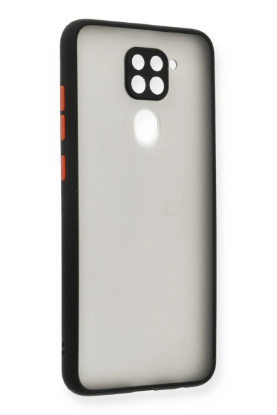 Newface Xiaomi Redmi Note 9 Kılıf Montreal Silikon Kapak - Siyah resmi