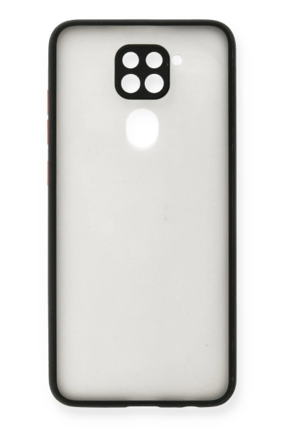 Newface Xiaomi Redmi Note 9 Kılıf Montreal Silikon Kapak - Siyah resmi