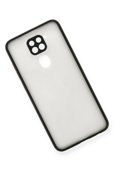 Newface Xiaomi Redmi Note 9 Kılıf Montreal Silikon Kapak - Siyah resmi