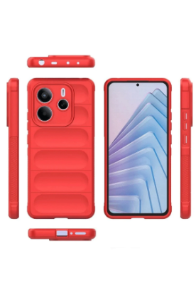 Newface Xiaomi Redmi Note 14 4G Kılıf Optimum Silikon - Kırmızı resmi