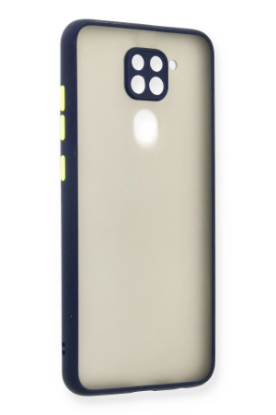 Newface Xiaomi Redmi Note 9 Kılıf Montreal Silikon Kapak - Lacivert resmi
