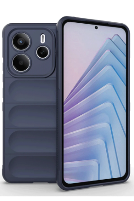 Newface Xiaomi Redmi Note 14 4G Kılıf Optimum Silikon - Lacivert resmi